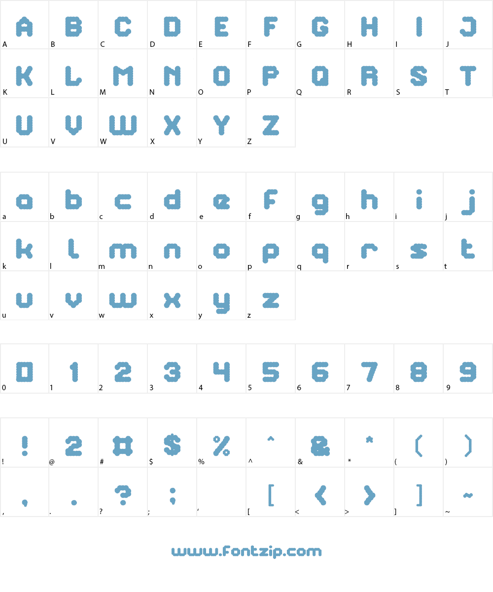 The Brain Font Character